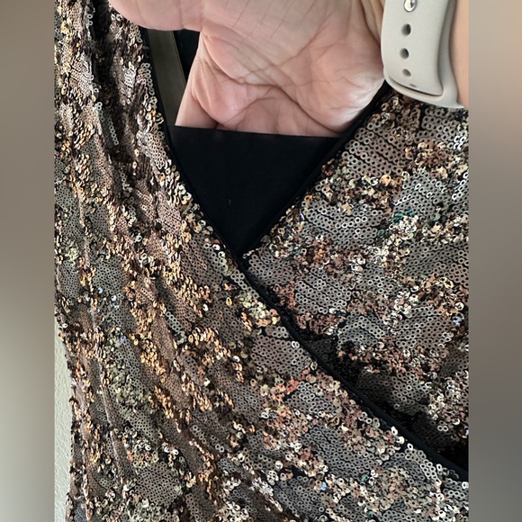 ASOS Gold Sequin Dress - Picture 9 of 11